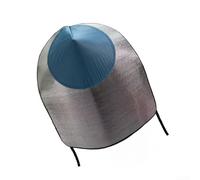 Springwillfly Cape à capuche respirante résistante au soleil et à la pluie avec large bord pour le jardinage, l'agriculture, la pêche en plein air et les activités de cueillette du thé (90 cm)