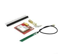 Springwillfly Carte mère MicroSIM avec module GSM GPRS intégré pour réseaux mondiaux quadri-bandes, mise sous tension automatique, indicateur LED pour un design intégré
