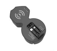 Springwillfly Chargeur de voiture sans fil double rétractable multi-ports de charge rapide compatible avec A6/A7/S6/S7/RS6/RS7 2019-2024, noir (A)
