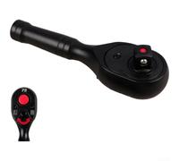 Springwillfly Clé à cliquet à 72 dents avec bouton de libération rapide et mécanisme réversible, fabriquée en acier au chrome vanadium pour une longue durée de vie (noir)