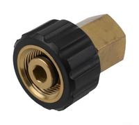 Springwillfly Connecteur de tuyau, adaptateur à dégagement rapide M22 14 mm pour nettoyeur haute pression Karcher K2/K3/K4/K5/K6/K7, (M22 x 1/4 IT)