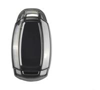 Springwillfly Coque de clé noire transparente pour Hyundai Elantra pour Palisade Venue Accent Kona Santa Fe avec compatibilité Push To Start