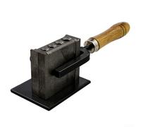 Springwillfly Creuset lingot en métal doré pour moule avec 4 cavités pour moule pour fondre, affiner et former des barres, des fils et des lingots plats pour les bijoux et le travail des métaux