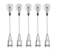 Springwillfly Crochets de suspension en alliage de zinc pour photos, rideaux, miroirs et décoration murale, crochet en corde robuste avec prise en main sécurisée, design résistant à la rouille