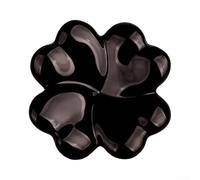 Springwillfly Décoration élégante en verre borosilicate pour une superbe décoration de maison et de mariage pour améliorer n'importe quel espace de vie (noir)