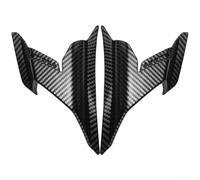 Springwillfly Déflecteur d'aile de moto en ABS pour panneau compatible avec Honda ADV160, pare-vent avant aérodynamique en noir pour une stabilité et une protection améliorées (ondulations d'eau)