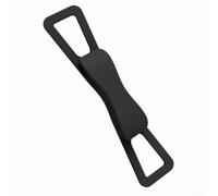 Springwillfly Dragonne de lecture pour Kindle et tablettes - Support léger en silicone pour livre électronique de 4,7 à 8" Prise en main confortable (Noir)