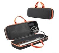Springwillfly Étui de transport rigide en EVA pour Dyson Airstrait HT01 Protection pour vos outils capillaires, noir/orange