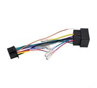 Springwillfly Faisceau de câblage pour autoradio Pioneer DEH/MVH 16 broches Câble adaptateur ISO mâle vers femelle 185 mm Noir