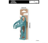 Springwillfly For Aero Porte-bidon léger et aérodynamique pour vélo de route et VTT Fixation sécurisée Fermoir enveloppant Support stable pour queue (cyan)