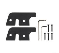 Springwillfly Kit de réparation de pare-soleil pour Jeep Wrangler JK 2018-2024 et Gladiator 2020-2024, ensemble de 2 pièces ABS avec outils de quincaillerie pour une installation rapide et sans