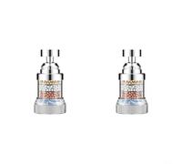 Springwillfly Le filtre de robinet à base de charbon actif en coquille de noix de coco élimine les métaux lourds, le fluorure et autres contaminants courants de l'eau du robinet