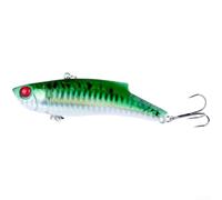 Springwillfly Leurre de pêche 9 cm 28 g phosphorescent pour bar, mandarine dans des conditions d'eau complexes, avec des matériaux réalistes aux vibrations et à la rouille (VI025-2)