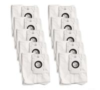 Springwillfly Lot de 10 sacs à poussière pour aspirateur robot Loeffen LFRC5000 - Filtration multicouche pour retenir la poussière et prolonger la durée de vie de l'aspirateur