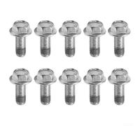 Springwillfly Lot de 10 vis métalliques pour lame de tondeuse à gazon compatibles avec Park 100B Villa 85B Garden 6 600 8 800 1000 Scoop Outdoor Parts