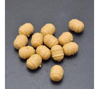 Springwillfly Lot de 20 leurres de pêche à la carpe avec flotteur pour la forme de noix tigrée pour soutenir une utilisation efficace en profondeur et en couches (petit flotteur)