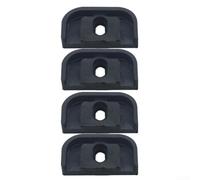 Springwillfly Lot de 4 coussinets d'amortissement pour climatiseur extérieur pour limiter le déplacement des vibrations et maintenir une position fixe pendant l'exécution (80 mm)