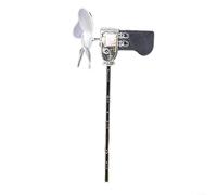 Springwillfly Mini générateur d'éolienne, modèle éducatif, rotation à 360 degrés, réglage automatique de la direction du vent, outil d'apprentissage physique