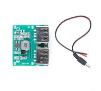 Springwillfly Module de charge USB pour voiture avec double sortie 3 A pour entrée 9 V 12 V 24 V 36 V compatible avec panneaux solaires (USB + câble de 30 cm)