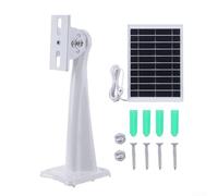 Springwillfly Panneau de charge solaire 5 V pour caméras de sécurité Arlo avec câble flexible de 3 m (blanc)