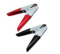 Springwillfly Pince de batterie pour câbles de démarrage avec mâchoires métalliques renforcées et poignées isolées en caoutchouc pour un chargement et un test sécurisés de la batterie de voiture