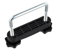 Springwillfly Pinces de toit robustes avec support en U et écrou de verrouillage pour coffre de toit de sécurité avec tige amovible de 68 cm, convient pour une large gamme de véhicules (8 cm)