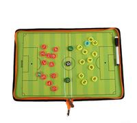 Springwillfly Planche d'entraînement de football avec fermeture éclair et pièces magnétiques pour l'entraînement et la présentation du plan de match par les entraîneurs de football