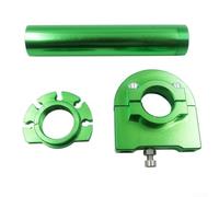 Springwillfly Poignée torsadée en alliage d'aluminium 22 mm légère et durable (vert)