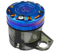Springwillfly Pompe de frein pour moto - Réservoir d'huile - Maître-cylindre de frein avant - Maître cylindre d'embrayage en plastique ABS avec alliage d'aluminium