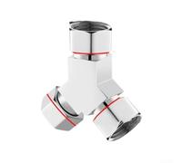 Springwillfly Raccord de dérivation d'eau pour contrôler les chemins d'écoulement dans les réseaux de tuyaux standard, une sortie en deux pour quatre voies (D-4)