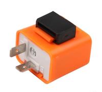 Springwillfly Relais clignotant LED pour moto conçu pour une vitesse de flash stable et réglable, compatible avec les ampoules LED et à incandescence mixtes (orange)