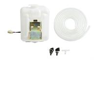 Springwillfly Réservoir de lave-glace avec interface électrique à 2 broches, moteur de pompe 12 V et tuyau flexible renforcé pour une sortie fiable
