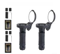 Springwillfly Rétroviseur de guidon de vélo de montagne avec rotation à 360 degrés pour plus de sécurité et réglage de l'angle complet sur guidon de 16 mm à 22 mm (B)