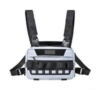 Springwillfly Sac de pêche avec des solutions de rangement innovantes pour les amateurs de plein air, gris