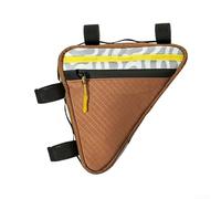 Springwillfly Sac de vélo imperméable de grande capacité pour VTT avec intérieur en polyester PVC et coque extérieure en PVC 210D pour une utilisation en toutes saisons (marron)