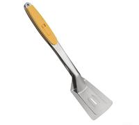 Springwillfly Spatule robuste en acier inoxydable 304 avec mécanisme de verrouillage, fentes de vidange d'huile et lisse pour un nettoyage facile