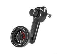 Springwillfly Support de téléphone magnétique en ABS robuste pour voiture avec réglage de l'angle pour conducteur (type poignée)