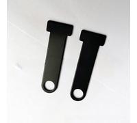 Springwillfly Support de verrouillage pour casque de moto avec cadre en métal robuste pour une fixation sécurisée, ton argent foncé, conçu pour une protection fiable du casque (noir)