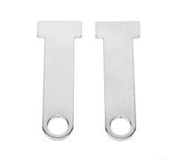 Springwillfly Support de verrouillage pour casque de moto avec cadre en métal robuste pour une fixation sécurisée, ton argent foncé, conçu pour une protection fiable du casque (argent)