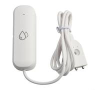 Springwillfly Système de détection de fuite d'eau sans fil avec notification mobile 2,4 GHz WiFi capteur d'inondation pour surveillance de sécurité à domicile (1 pièce)
