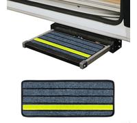 Springwillfly Tapis d'escalier antidérapant pour camping-car avec matériau phosphorescent et dos autocollant pour un ajustement sûr et une meilleure visibilité nocturne