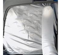 Springwillfly Tissu d'isolation thermique pour joints de fenêtre de tuyau d'échappement pour limiter le transfert de chaleur conducteur et convectif pendant les opérations de refroidissement