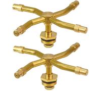 Sprinkler à Eau 2PCS, arbreur d'eau Rotatif Automatique à 360 ° pour la pelouse, Couverture de Zone pulvérisateur Rotatif pour Les pelouses de Jardin