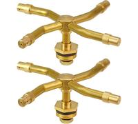 Sprinkler à Eau 2PCS, arbreur d'eau Rotatif Automatique à 360 ° pour la pelouse, Couverture de Zone pulvérisateur Rotatif pour Les pelouses de Jardin