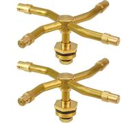 Sprinkler à Eau 2PCS, arbreur d'eau Rotatif Automatique à 360 ° pour la pelouse, Une Couverture rotative pulvérisateur pour Les pelouses de Jardin