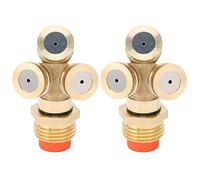 Sprinkler à Haute Pression Sprinkler 3 Trous Tête de buse d'irrigation avec Maille filtrante arrosage de Jardin pour pelouses Fleurs