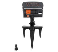 Sprinkler à la pelouse pour la Cour, 16 Trous oscillant Automatique Sprinkler 4 Modes de pulvérisation à Haute Pression réglable débit d'eau Couverture Grande pour la pelouse du