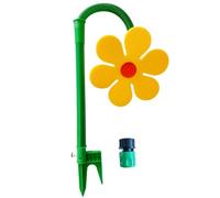 Sprinkler Daisy Crazy Dancing Flower Water Sprinkler pour Lawn & Garden (Blanc)