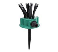 Sprinkler de pelouse, Jardin Rotatif à 360 degrés Système d'arrosage Automatique Multi-têtes Sprinkler à Grande Surfaces Outil d'irrigation pour Le Jardin de Patio