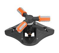 Sprinkler en Eau Rotatif Automatique Tree-buse de Broche Système d'irrigation Jardin réglable pour Les Fleurs de pelouse Jardins à légumes ABS Plastic Durable (Orange)
